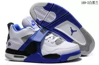 basketball jordan chaussures-jordan 4-02 bianco nero blue